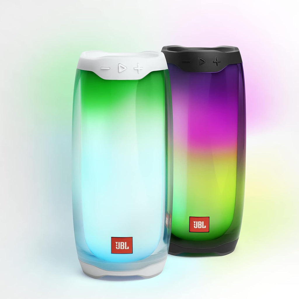 JBL Pulse 4 - Waterproof Portable Bluetooth Speaker with Light Show - Black