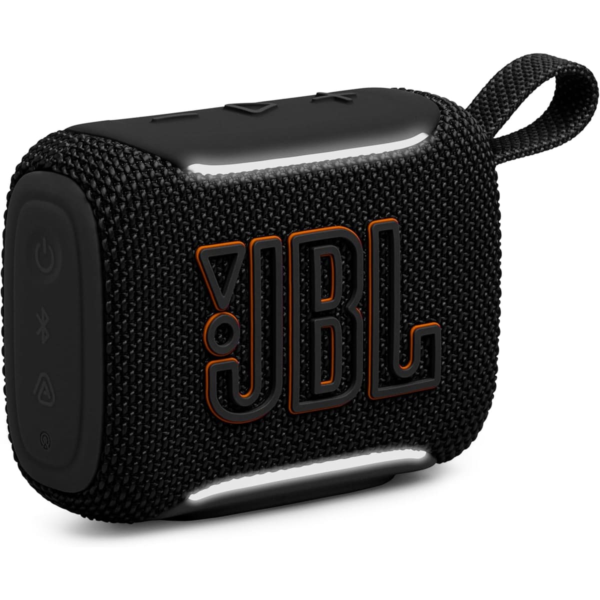 JBL Go 5 - Ultra-portable IP68 waterproof & drop-proof speaker (Black) | JBL legendary sound & ambient edge lighting, Up to 10Hrs of Playtime, AirTouch instant stereo pairing or connect via Auracast