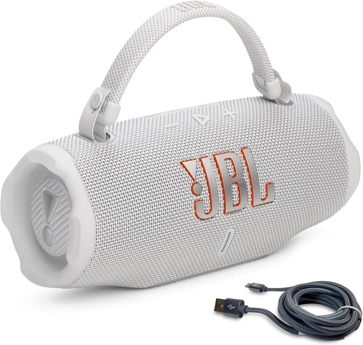 JBL Charge 6 (Black) + Bundle with USB-C Braided Cable