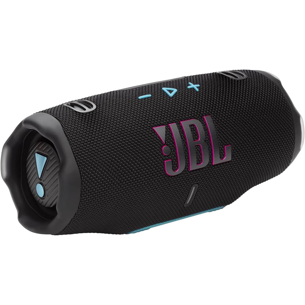JBL Charge 6 - Portable Waterproof & DropProof Bluetooth Speaker (BLK/Teal) | Powerful JBL Pro Sound with AI Sound Boost