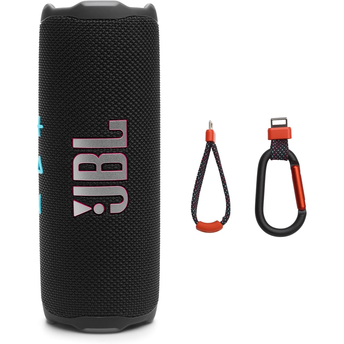 JBL Flip 7 Portable Bluetooth Speaker, Waterproof and Drop-Proof - Black | Up To 16 Hours Playtime, IP68 Dustproof Build, Clip-On Loop, USB C Lossless Audio, Links With Other Speakers For Outdoor Use
