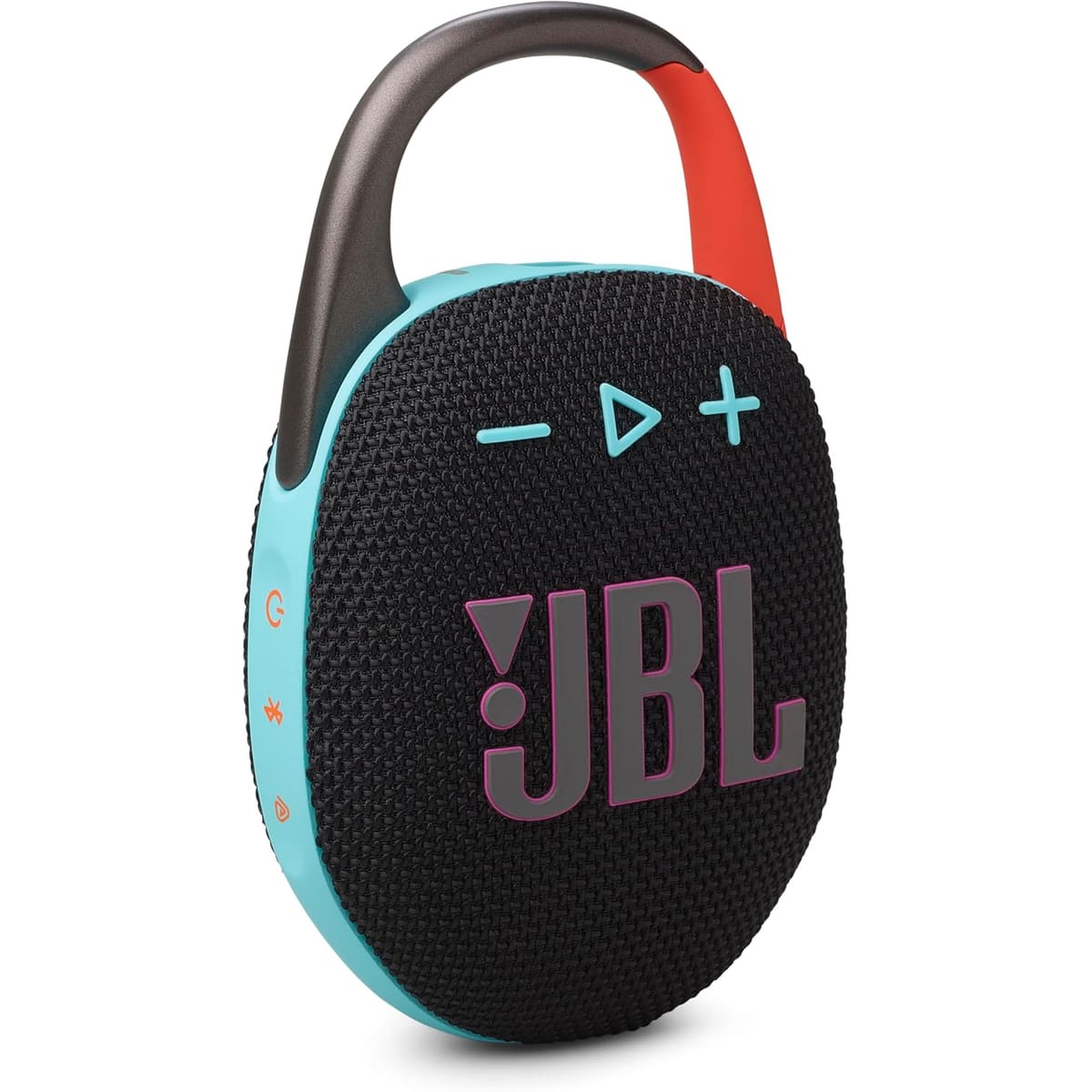 JBL Clip 5 - Ultra-Portable, Waterproof & Dustproof Bluetooth Speaker, Big JBL Pro Sound with Punchy bass, Integrated Carabiner, Up to 12 Hours of Play, Made in Part with Recycled Materials (Black)