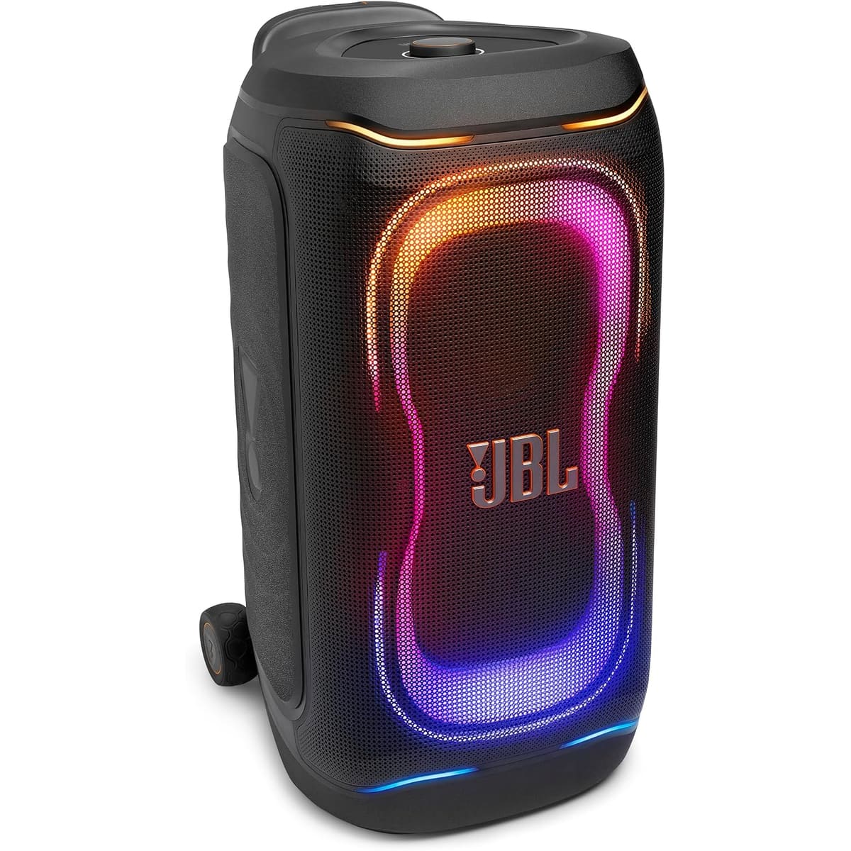 JBL PartyBox 330 - Portable Party Speaker - Black | JBL legendary sound, Up to 18Hrs of playtime, Adaptive futuristic lightshow, IPX4 splash-proof, Pair 2 or more using Auracast